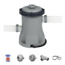 REPUESTO FILTRO DE AGUA PARA PISCINA 330 GALONES BESTWAY 58511 GRIS