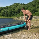 BOMBA PARA INFLAR MANUAL BOQUILLAS MULTIPLES 14.5" BESTWAY 62086 NEGRA 