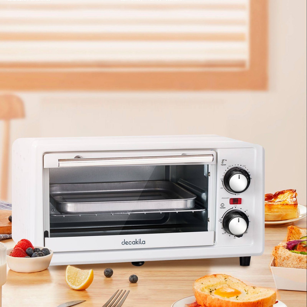 HORNO TOSTADOR ACERO INOXIDABLE DECAKILA KUEV004W BLANCO