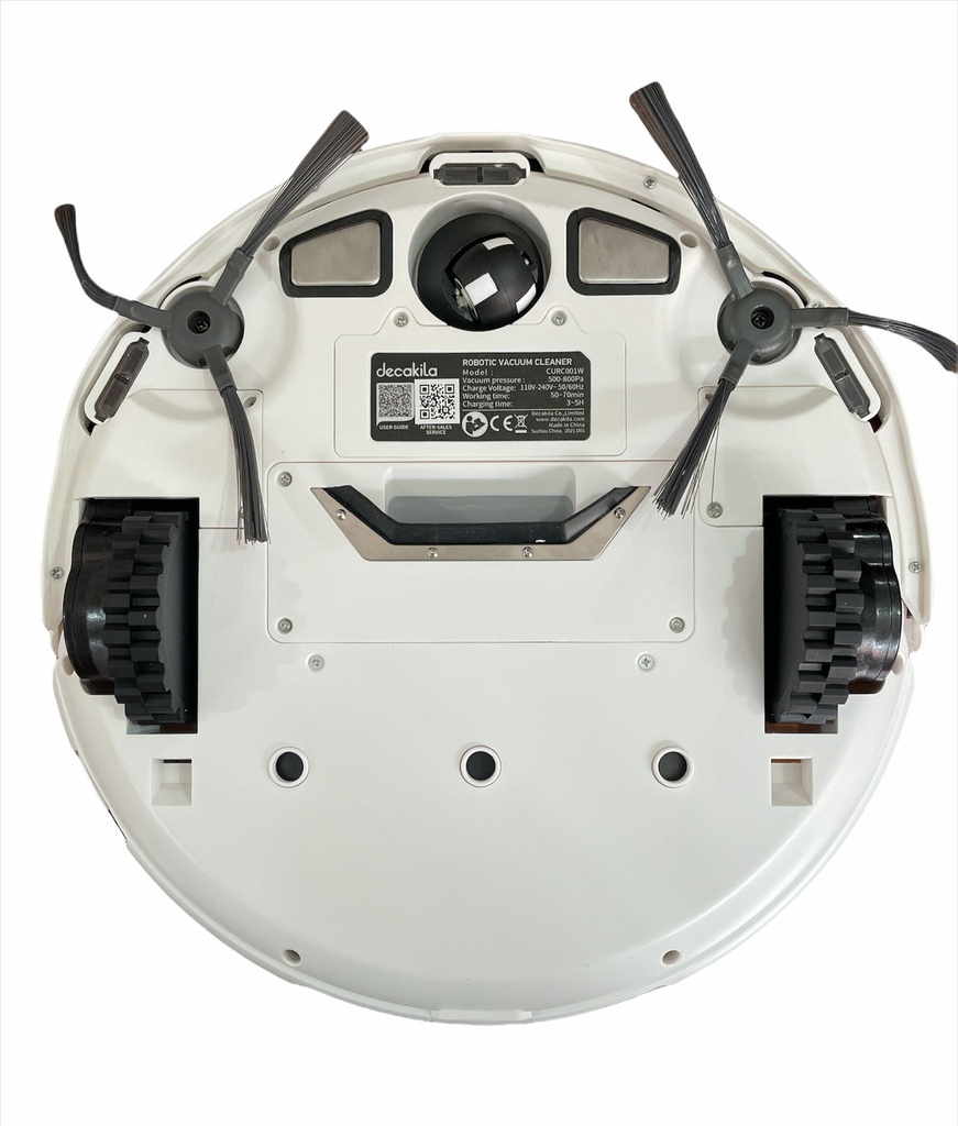 ASPIRADORA INLAMBRICA ESTILO ROBOT GIROSCOPICO PARA LIMPIEZA DECAKILA CURC001W BLANCO