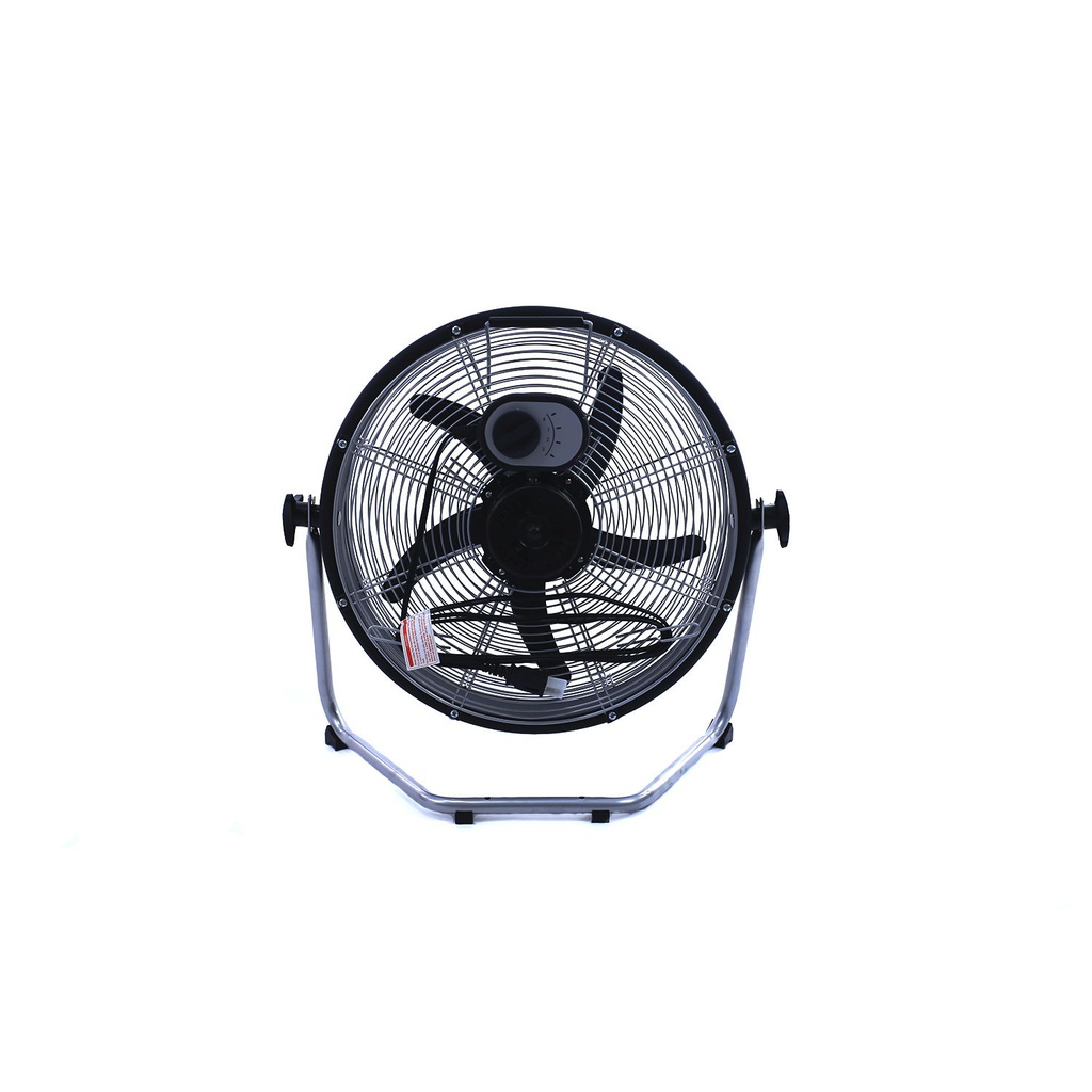 Ventil piso 14" 3-vel west 72717 negro / plateado