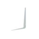 Escuadra metal 6"x8" gris / blanca