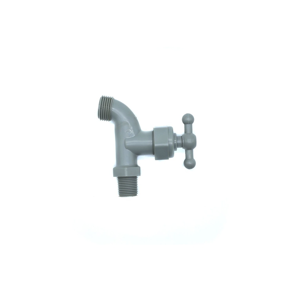 Llave pila 1/2" pvc celco 103203 gris/café