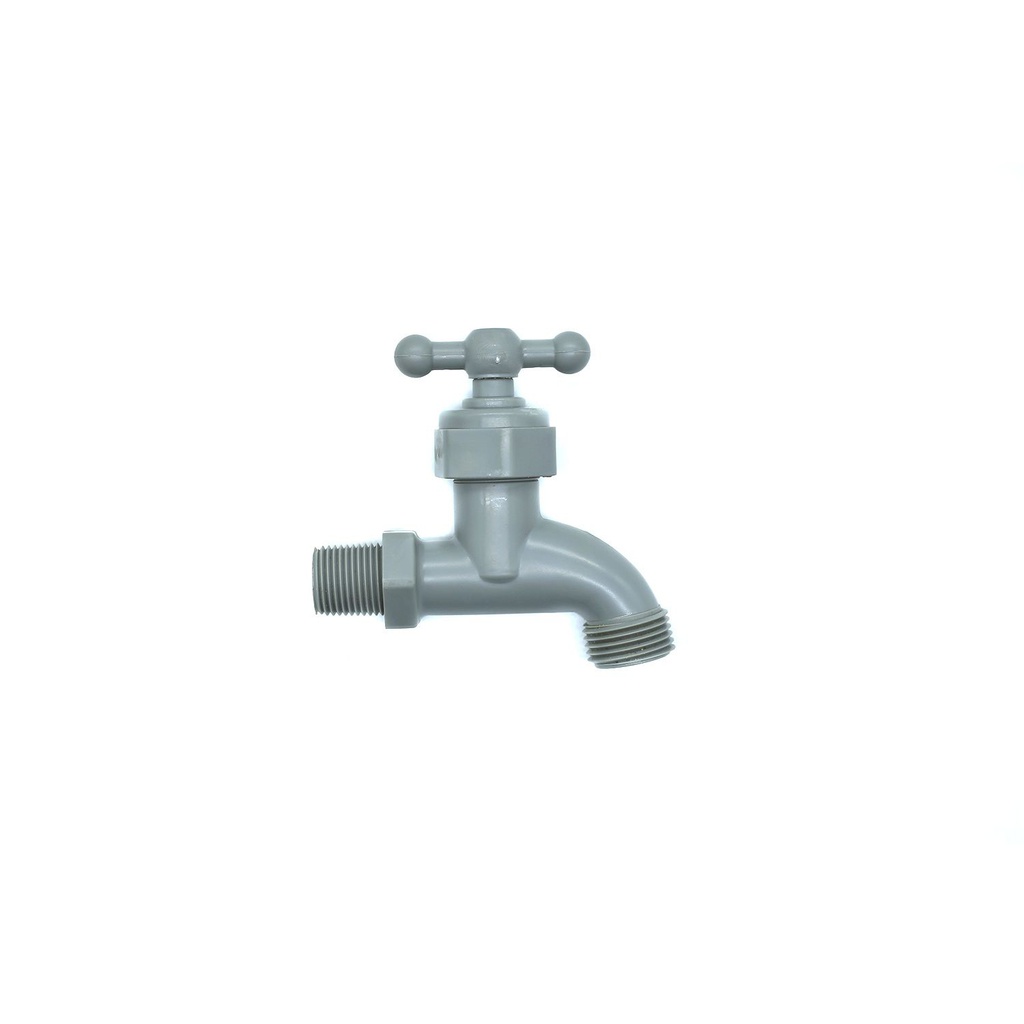 Llave pila 1/2" pvc celco 103203 gris/café