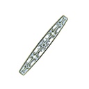 Llamador wg 75mm decoración letra h0051