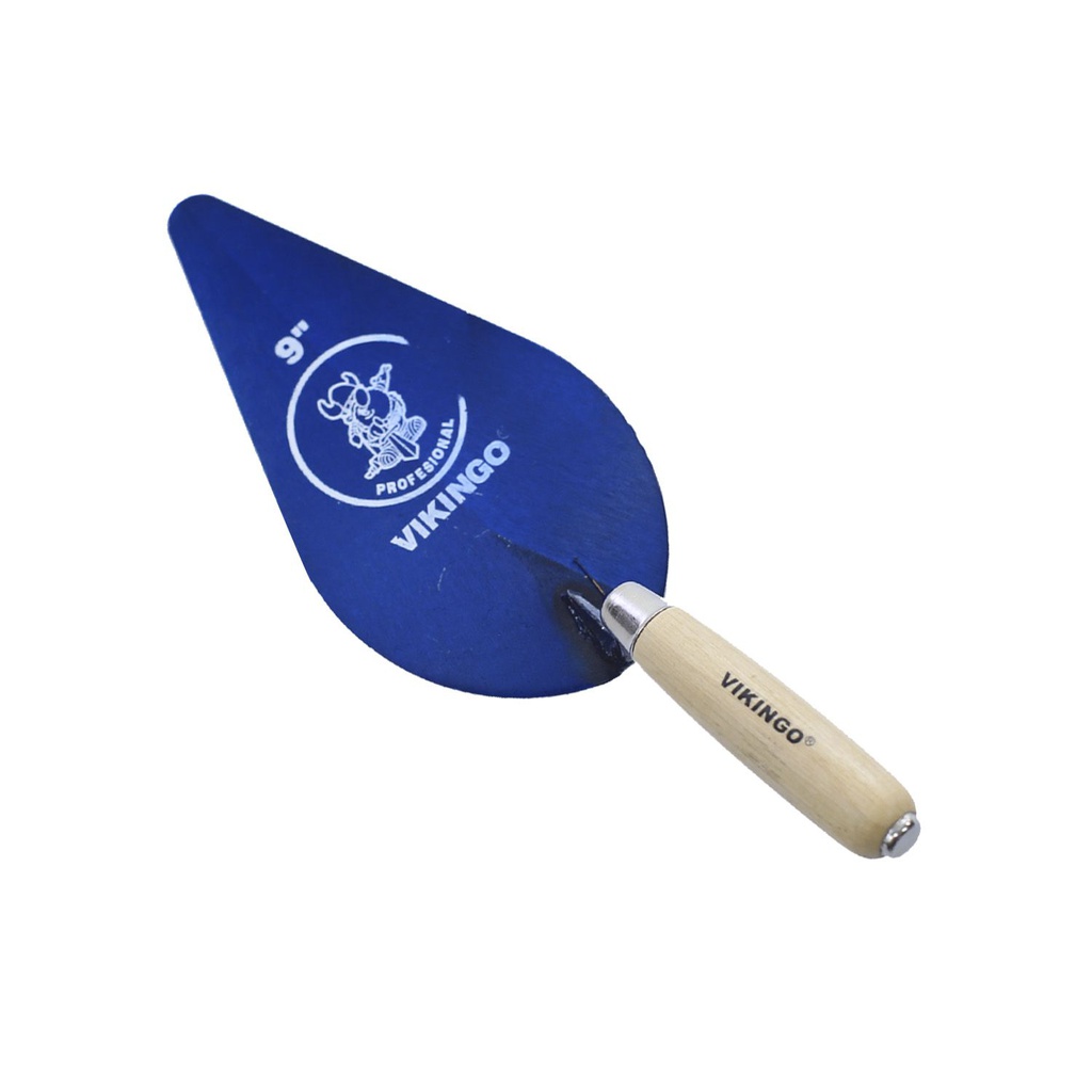 Cuchara albañil 9" mango madera vikingo 8/jmei-9 az