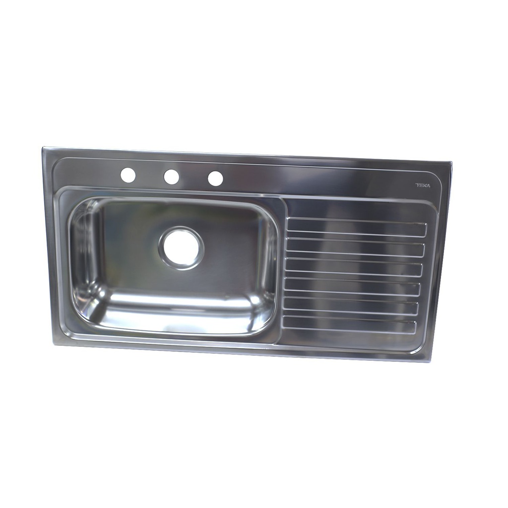 Lavatrasto teka emprotable 37"x20" 1c.1e.d.con ala