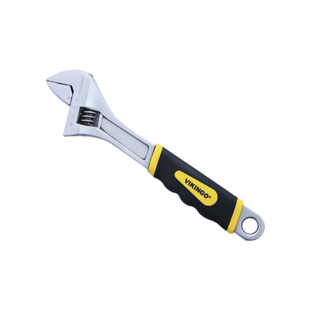 Llave ajustable 12" vikingo 300065n forro amarillo/negro