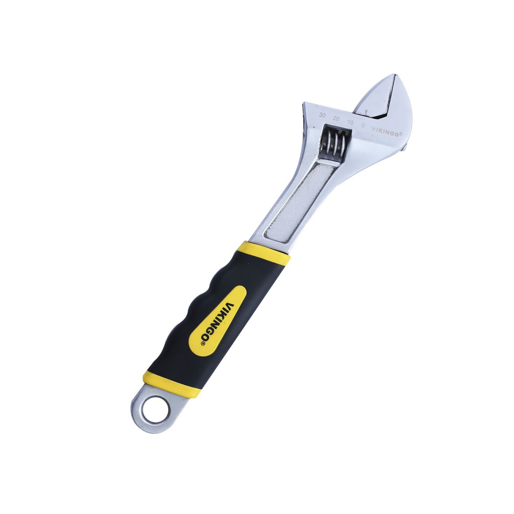 Llave ajustable 12" vikingo 300065n forro amarillo/negro