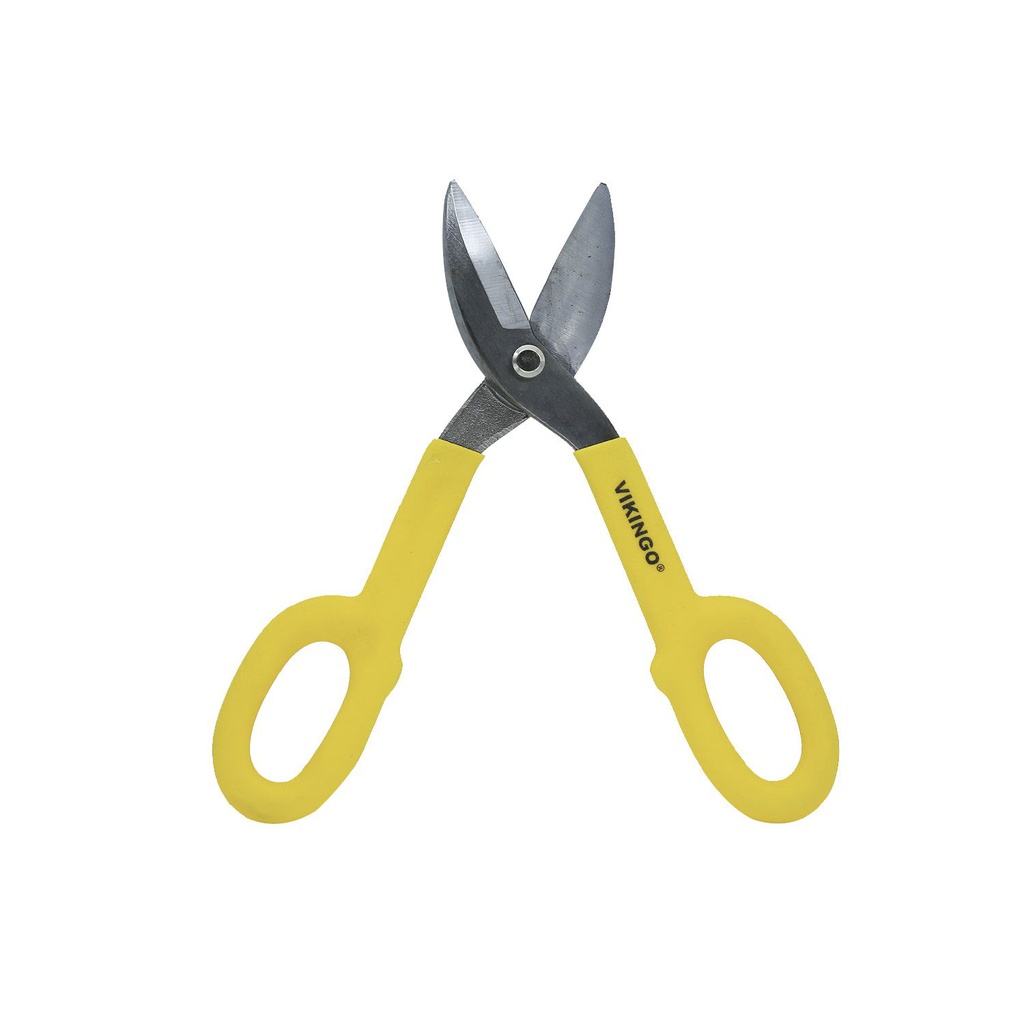 Tijera para cortar lamina 10" vikingo forro amarillo