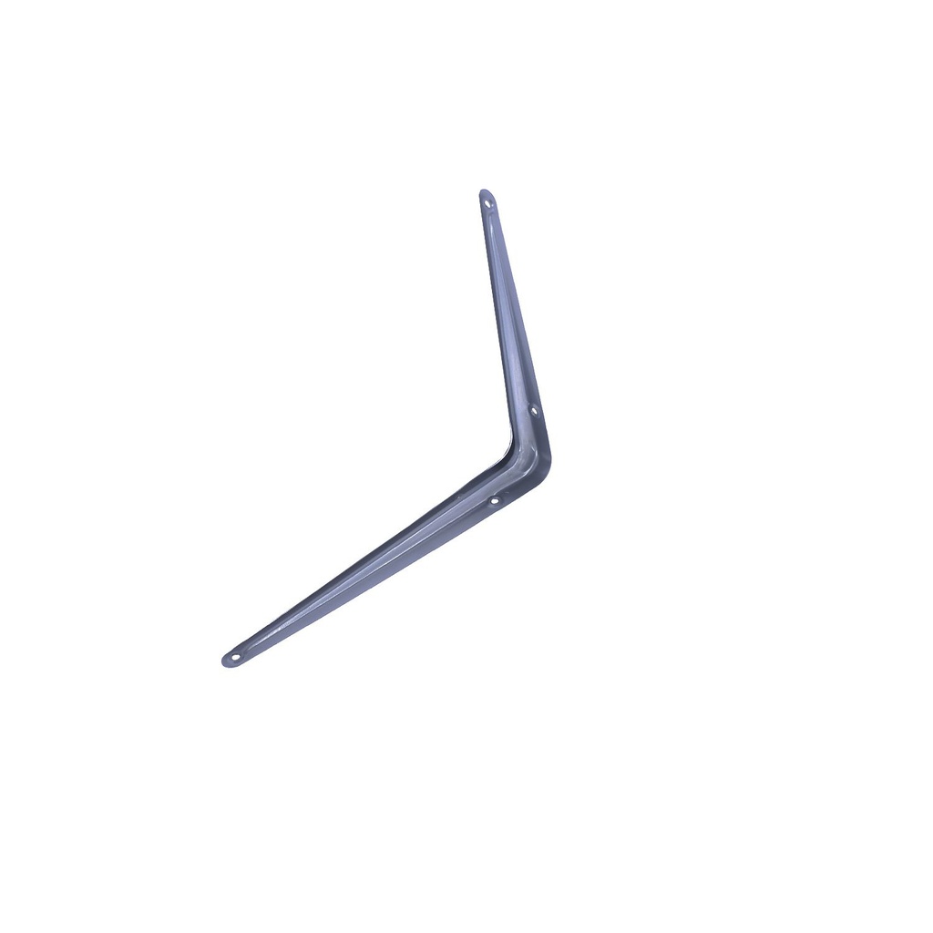 Escuadra metal 8"x10"x0.9mm blanca / gris