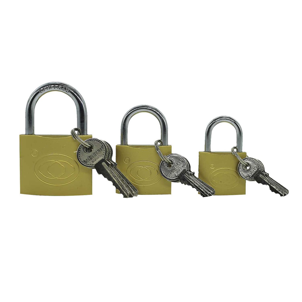 Candado chino 12pc 30-40-50mm padlock dorado