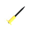 Cincel punta 3/4"x12" vikingo con protector amarillo