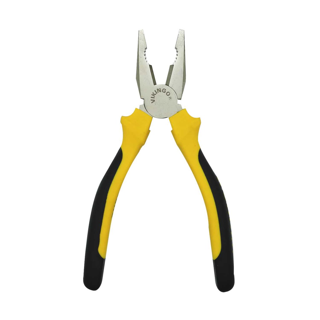 Tenaza comb 8" vikingo 8/ybc-8 mango amarillo / negro