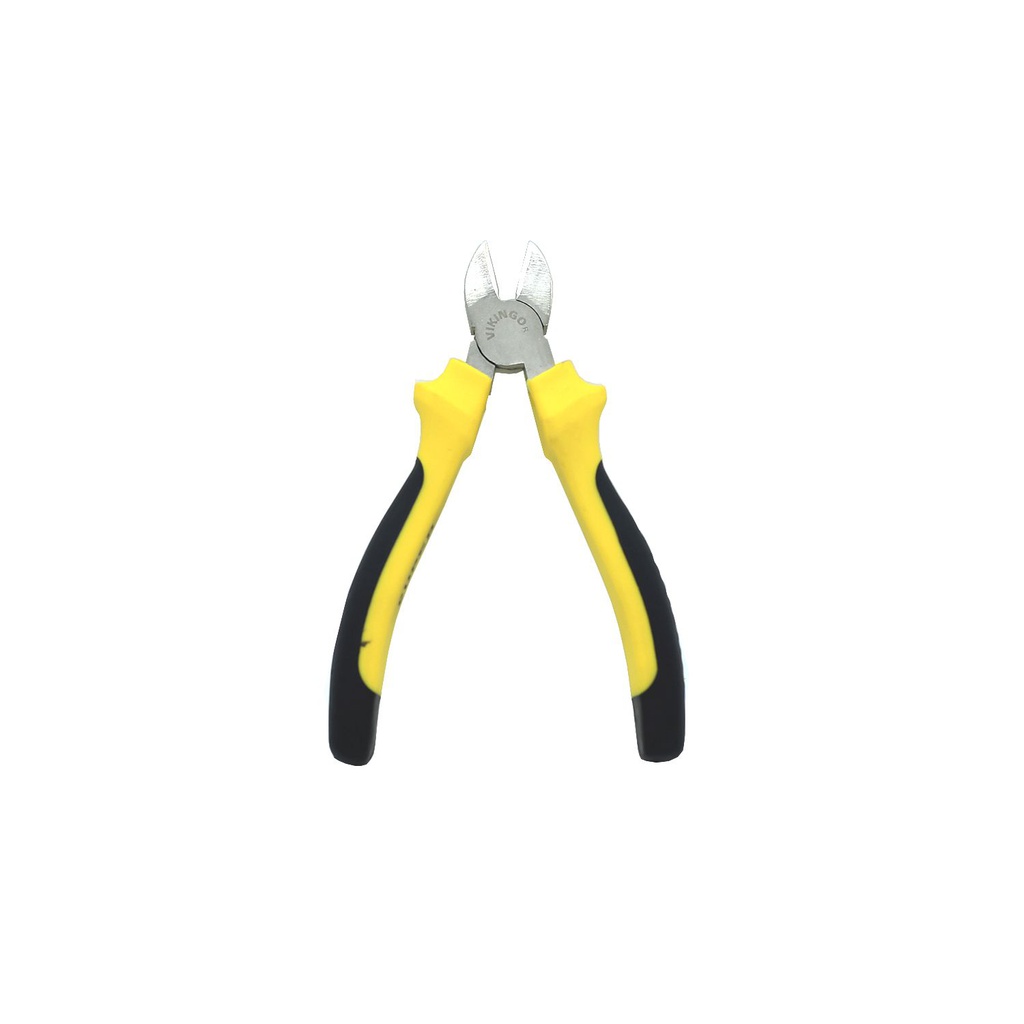 Tenaza cortar alambre 6" vikingo negro / amarillo