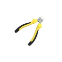 Tenaza cortar alambre 6" vikingo negro / amarillo