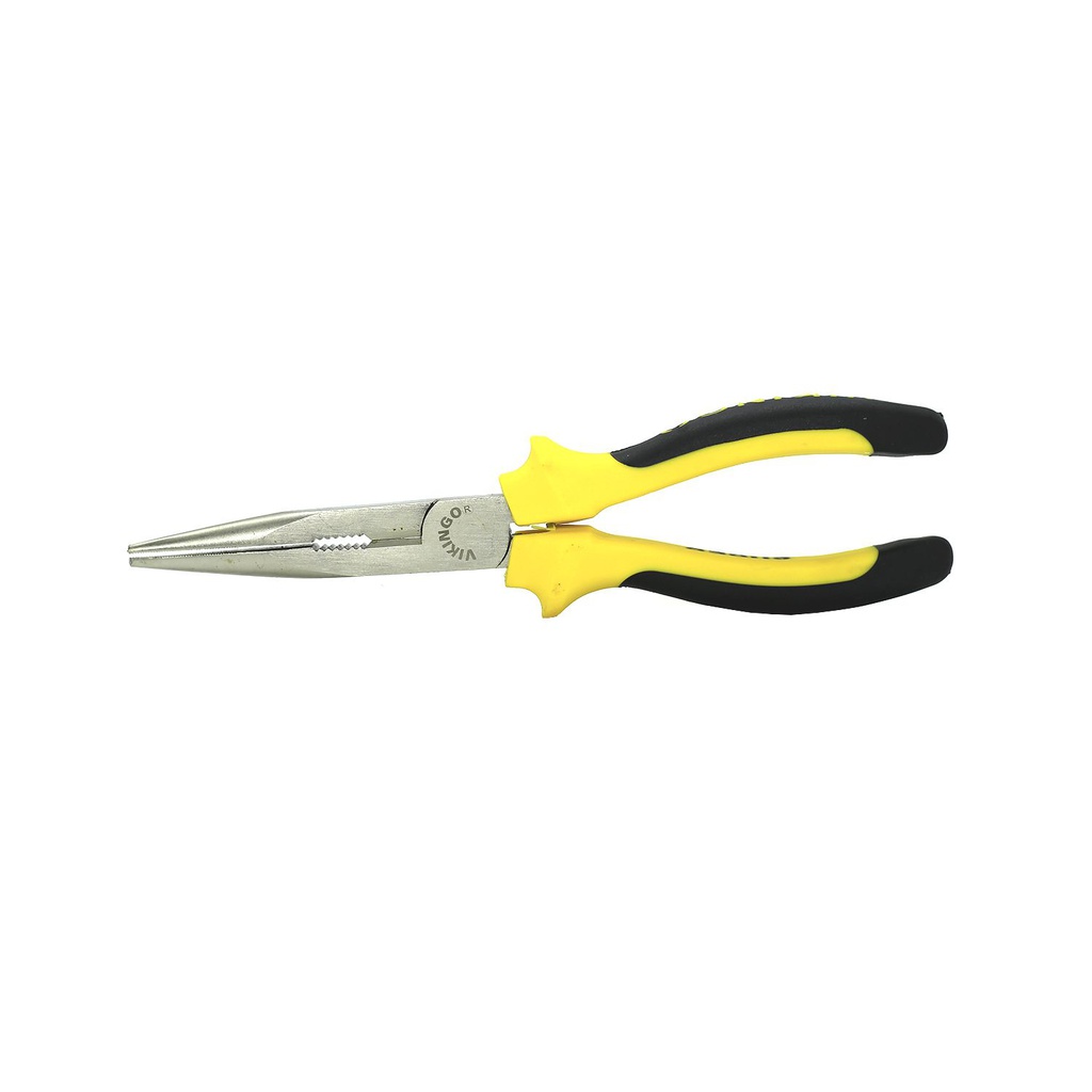 Tenaza punta 8" vikingo h-ybn-8 forro / amarillo / negro