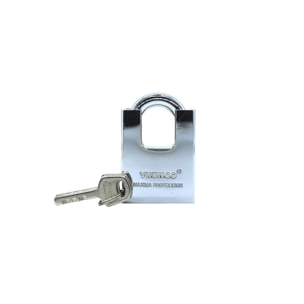 Candado vikingo 50mm niquelado 8/bl-750