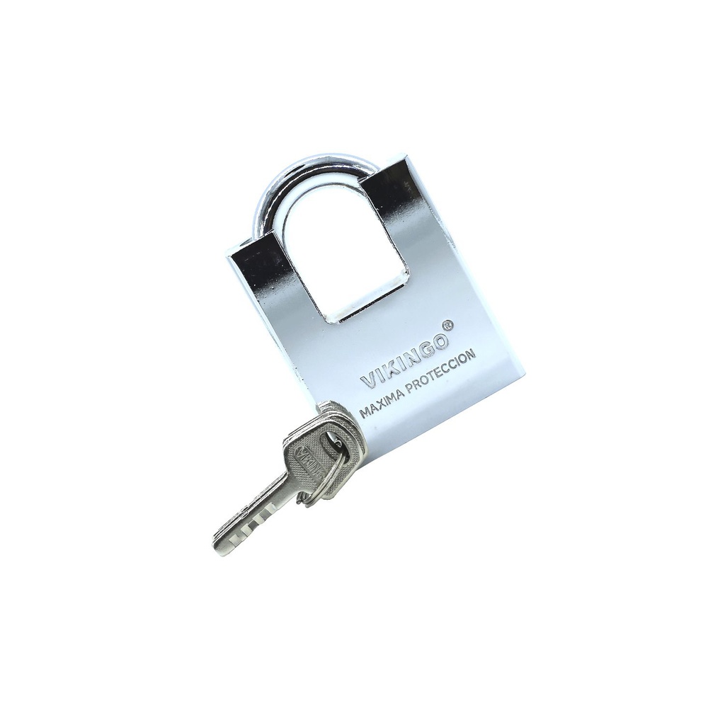 Candado vikingo 60mm niquelado 8/bl-760