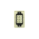 Switch triple empotrable 10a concor f1300 crema