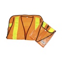 Chaleco reflectivo talla m 66x47cm lm-v003 anaranjado