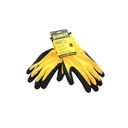 Guante de hule tela "xl" para construcción dewalt dpg70xl