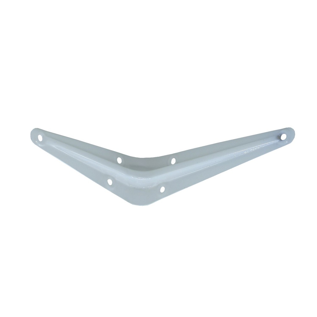 Escuadra metal 4"x5"x0.8mm blanco