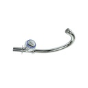 Llave individual lavamanos 1/2" vikingo perilla acrilica 8/kfasl