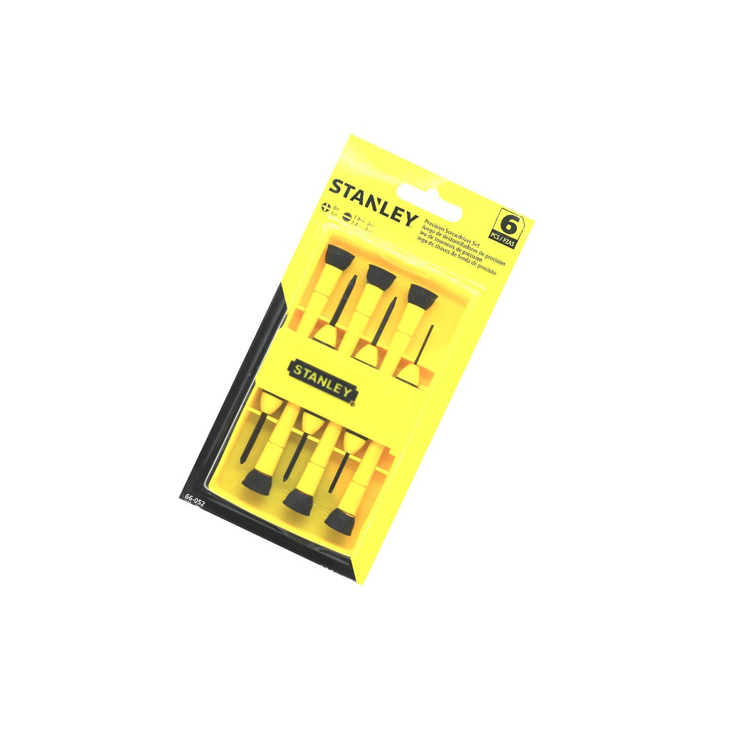 Desarmadores mini 6pc estuche stanley 66-052