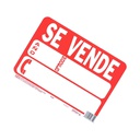 Rótulo plástico "se vende auto" 9x12" 20655