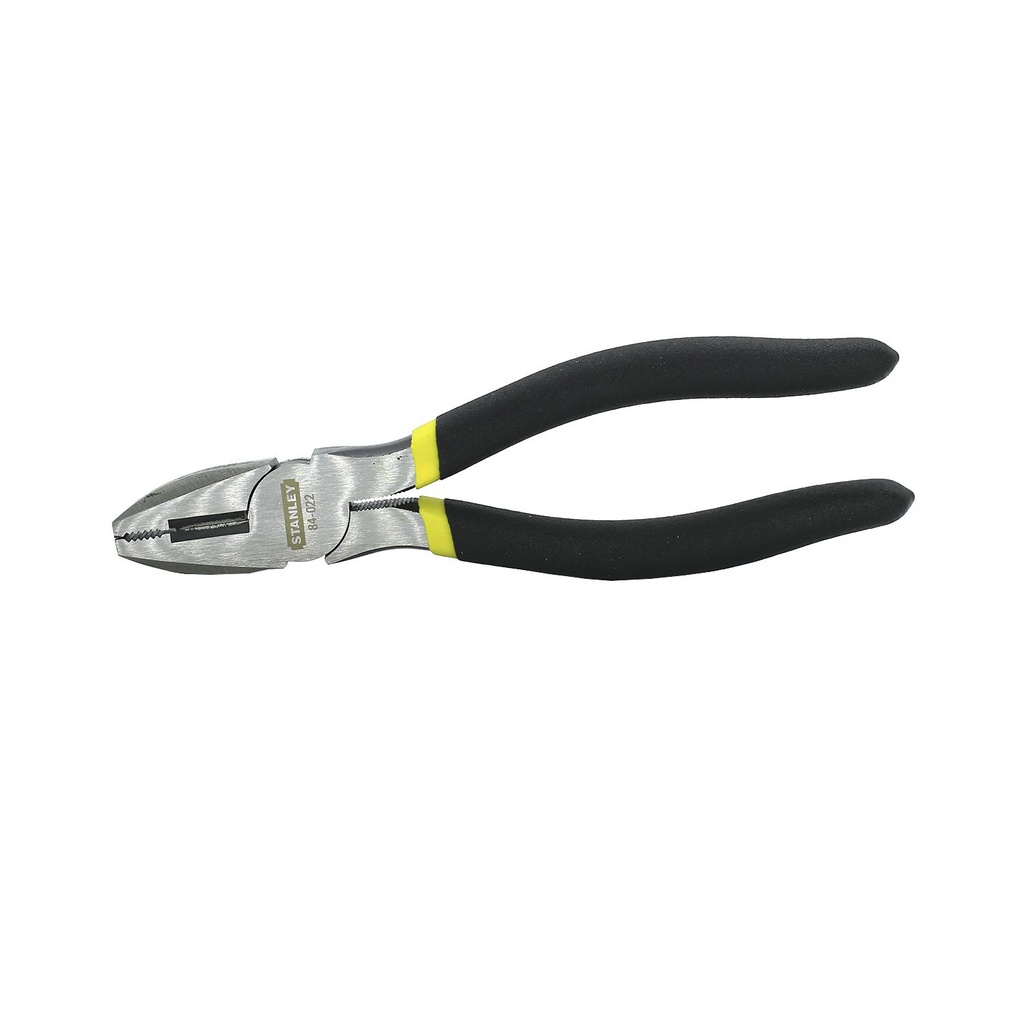 Tenaza comb 7" stanley 84-022 forro negro/amarillo