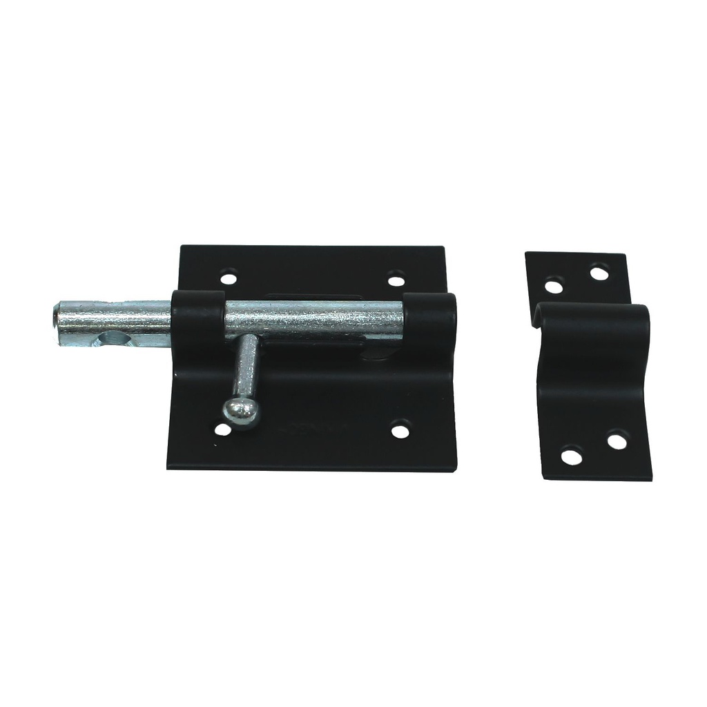 Pasador porta candado 3" vikingo h-tbw70b negro