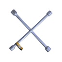 Llave rueda cruz 17x19x21x23mm vikingo plateado