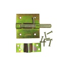 Pasador porta candado 3" vikingo h-tbw70 dorado