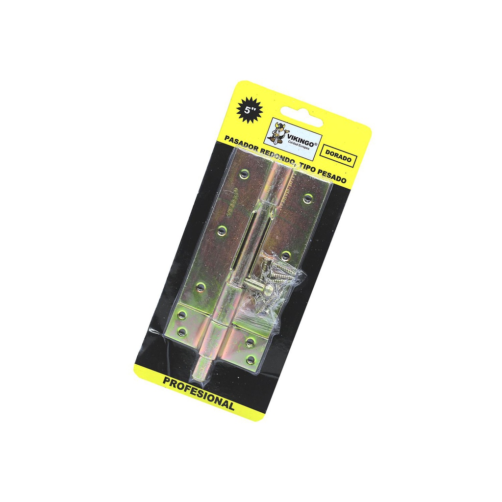 Pasador porta candado 5" vikingo tw125z dorado
