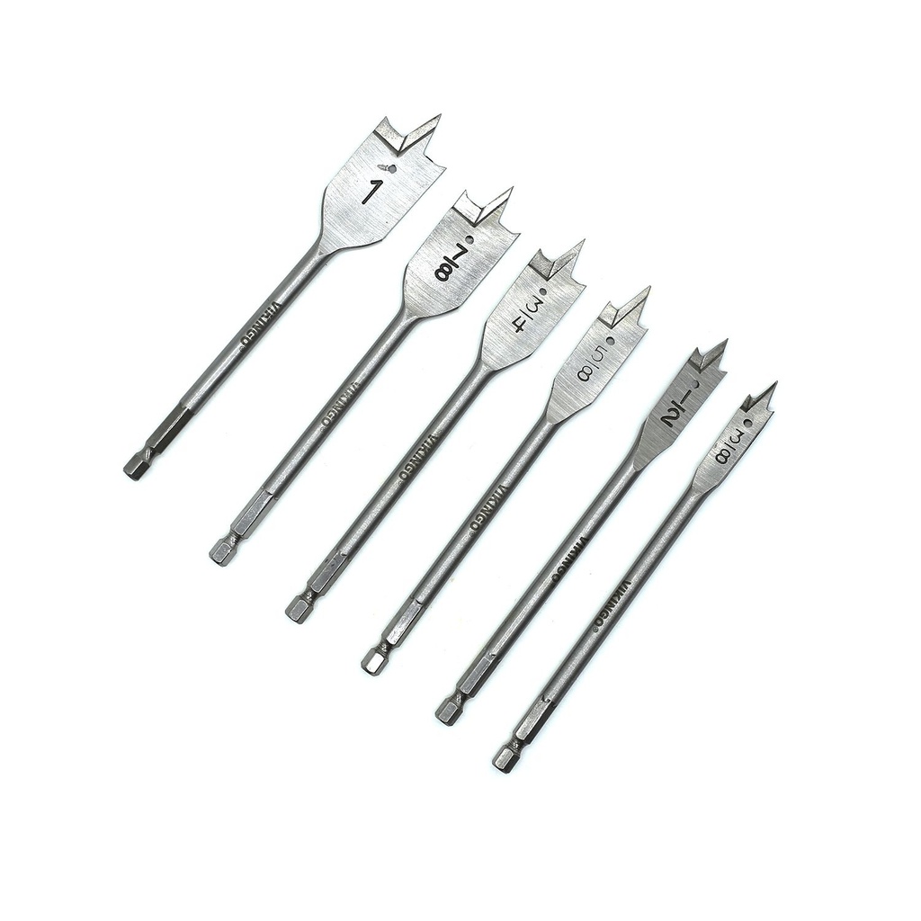 Broca para madera tipo paleta 6pc 3/8-1" 8/jf6046 v