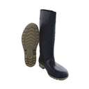 Bota hule #40-7 sin forro 7 gatos negro