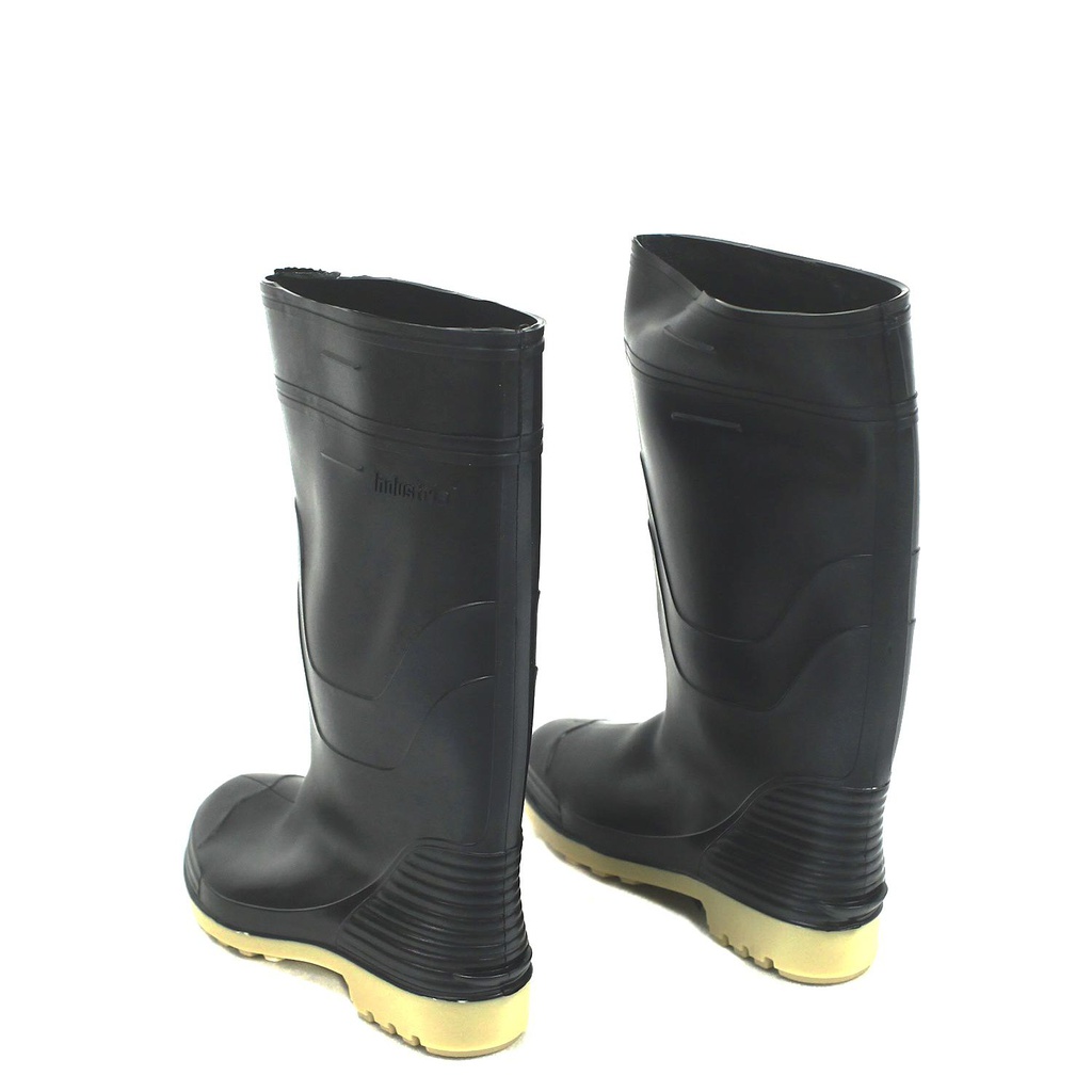 Bota hule #41-8 sin forro 7 gatos negro