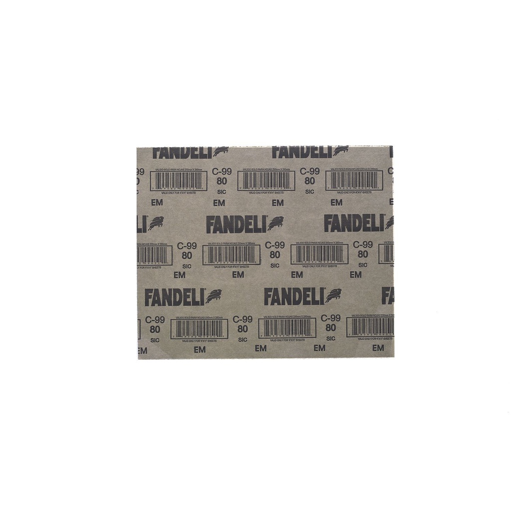 Lija para hierro c-99 80 fandeli agua 0051