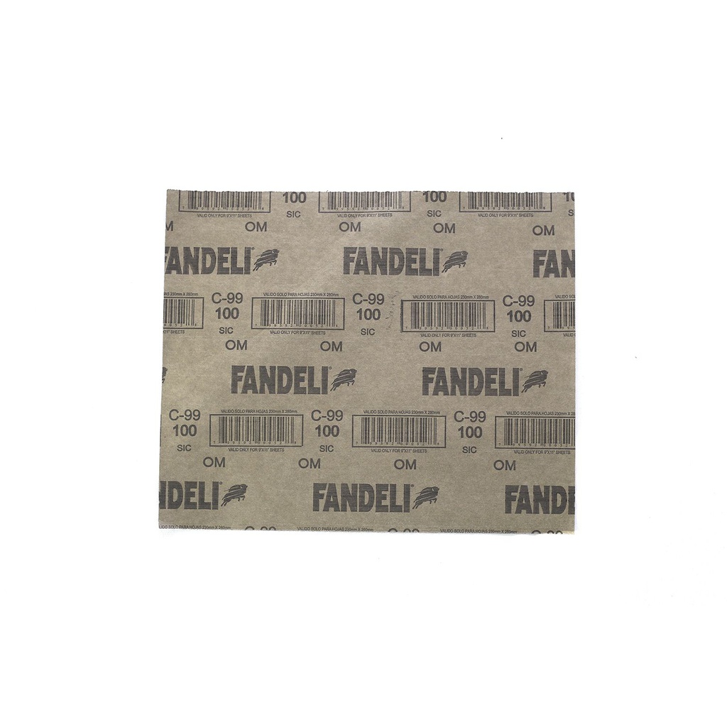 Lija para hierro c-99 100 fandeli agua 0052