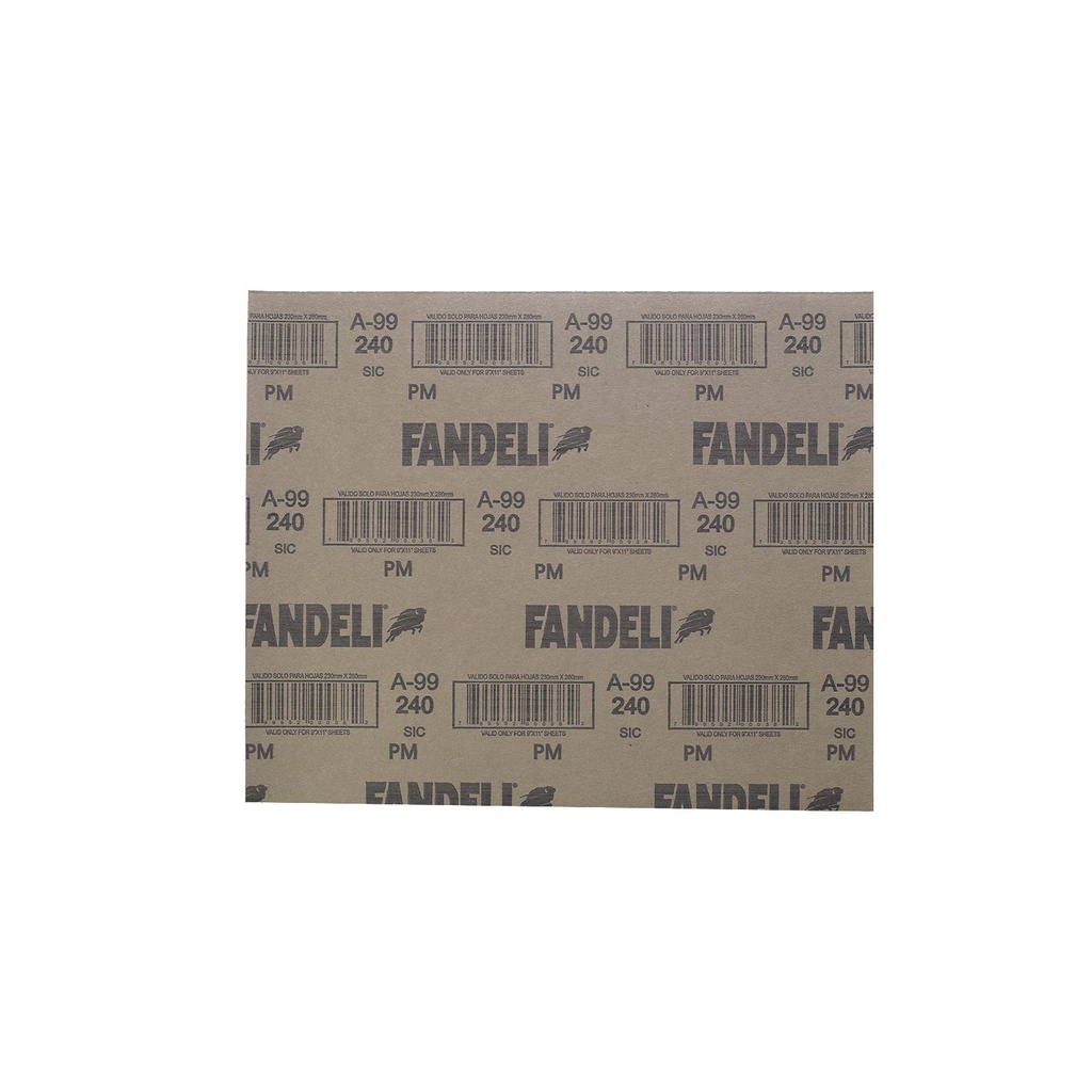 Lija para hierro a-99 240 fandeli agua 0038