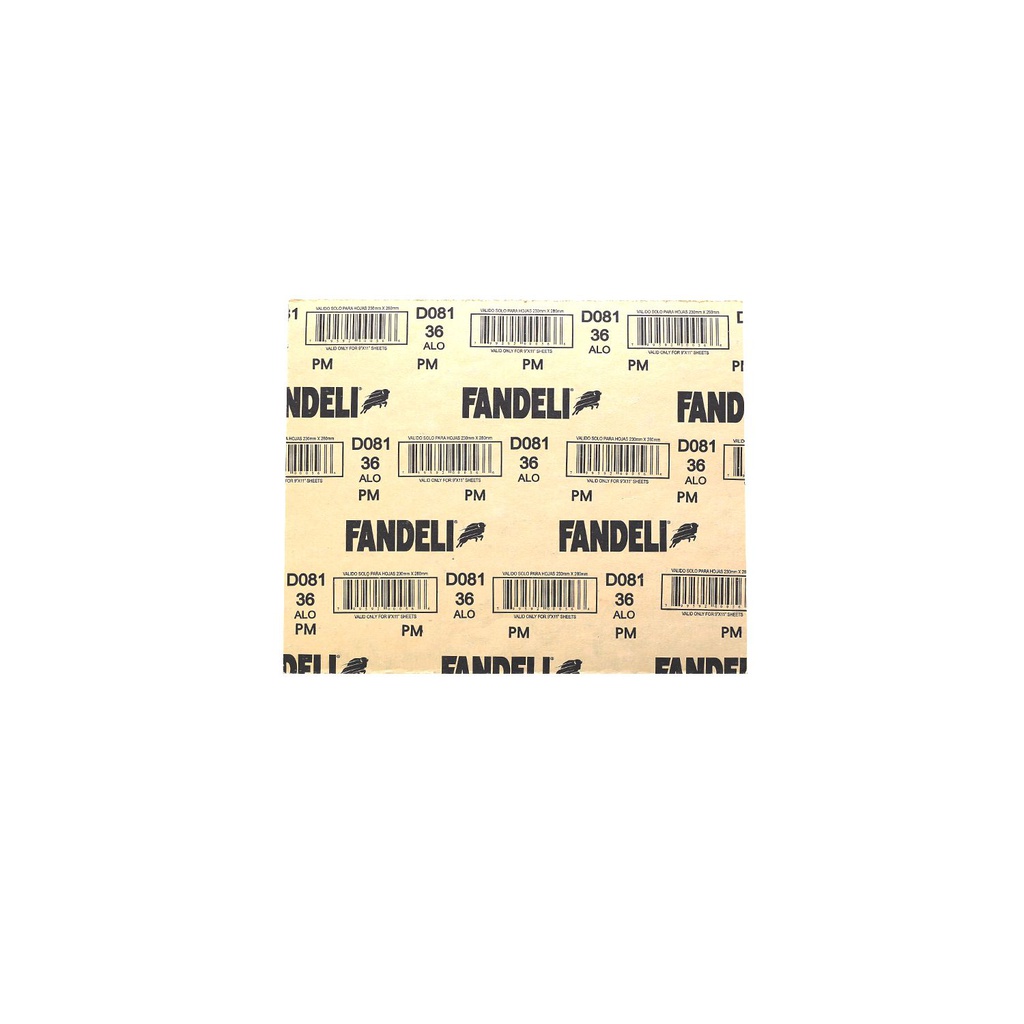 Lija para madera / yeso d081 36 fandeli 0056