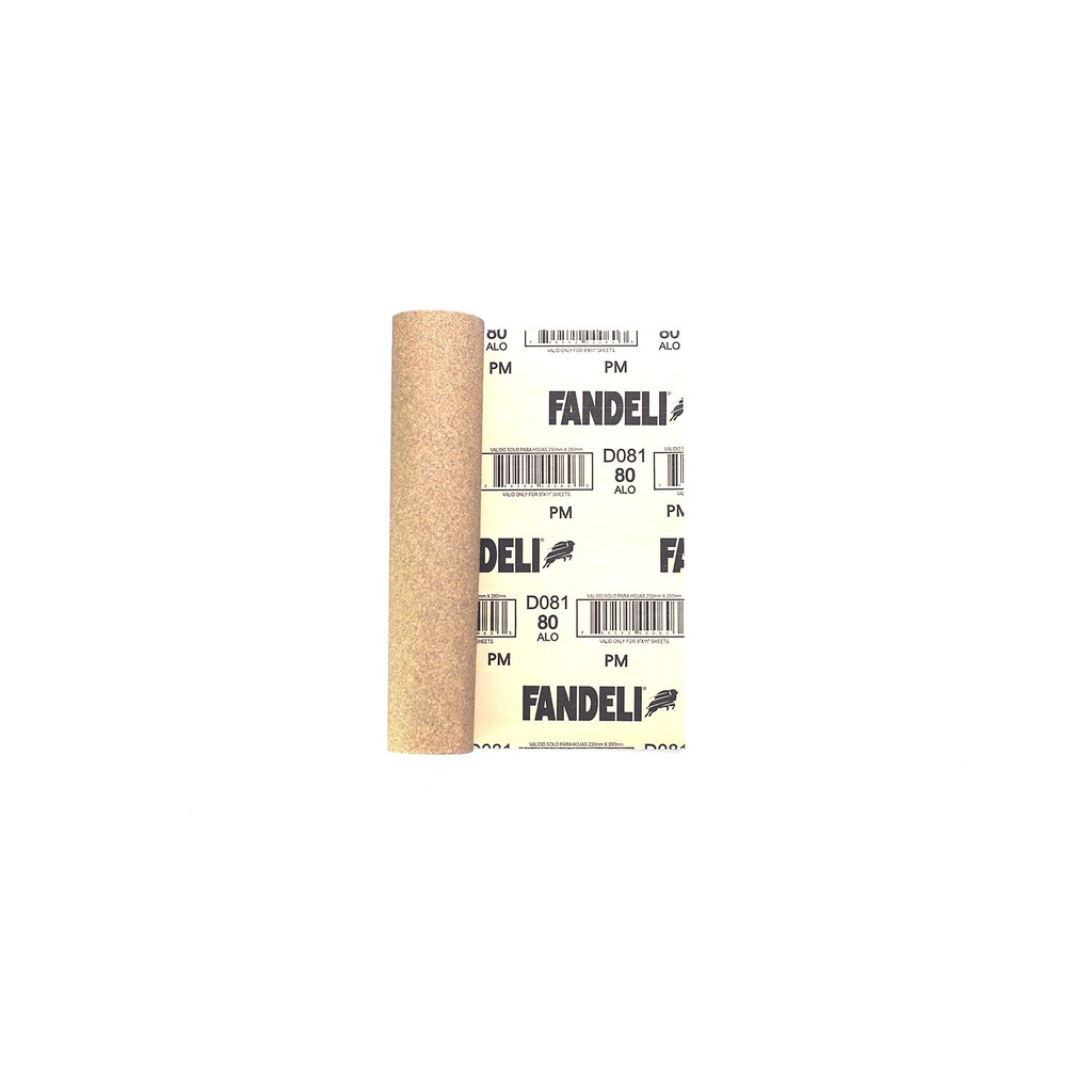 Lija para madera / yeso d081 80 fandeli 0060