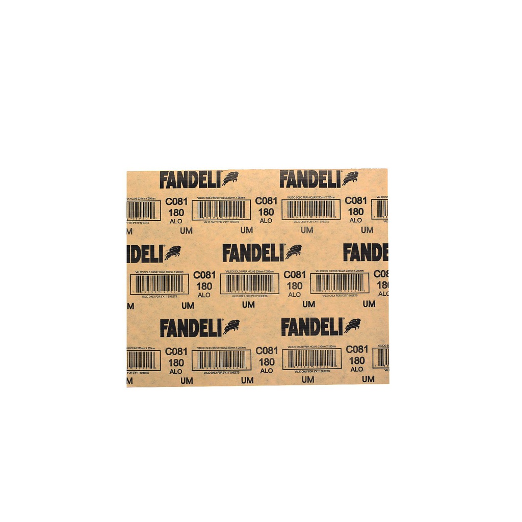 Lija para madera / yeso c081 180 fandeli 9922