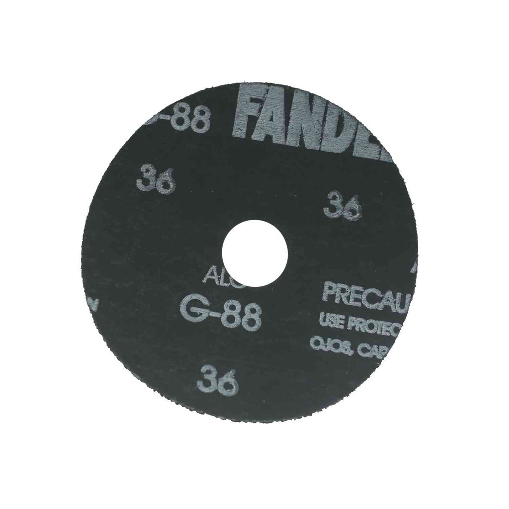 Disco lija 4.1/2x7/8" 36 g-88 fandeli 79760
