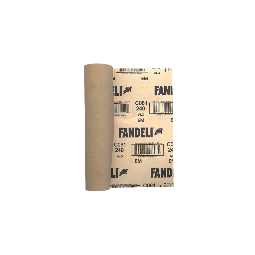 Lija para madera / yeso c081 240 fandeli 1841