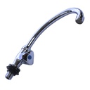 Llave individual lavamanos 1/2" geo cuello alto 034g1kd1c