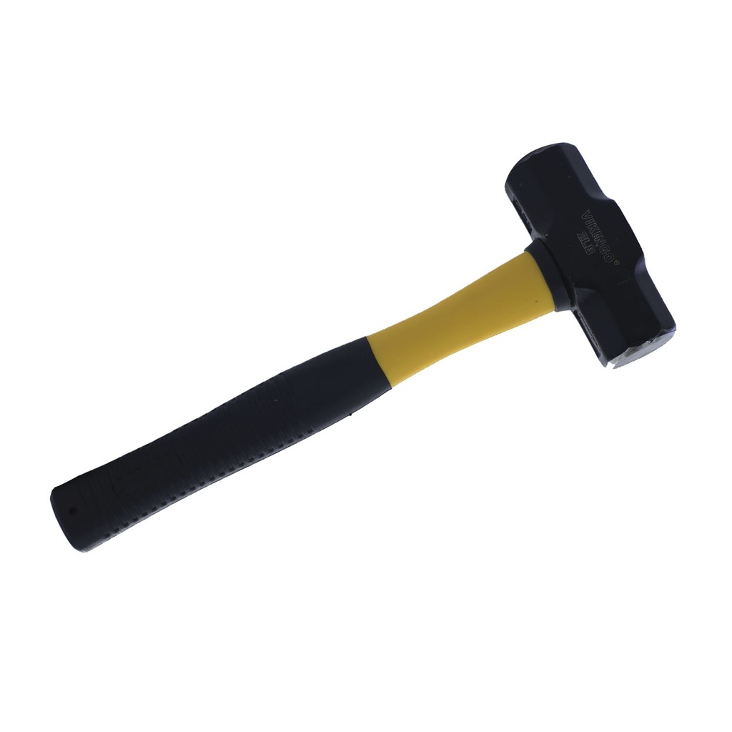 Almadana 2lb cabeza negra con mango de fibra de vidrio vikingo