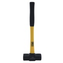 Almadana 4lb cabeza negra con mango fibra de vidiro vikingo