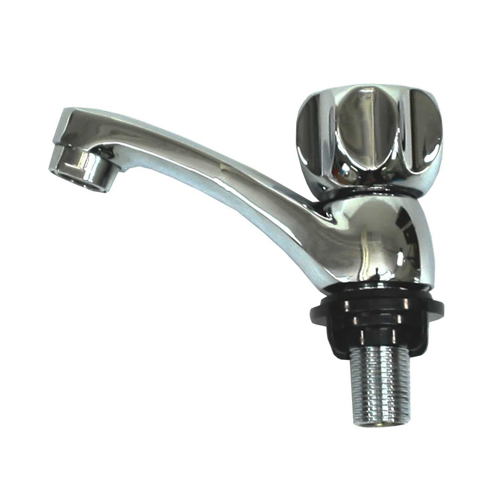 Llave individual lavamanos 1/2" vikingo perilla cromo pulido 8/bfz/hh-1